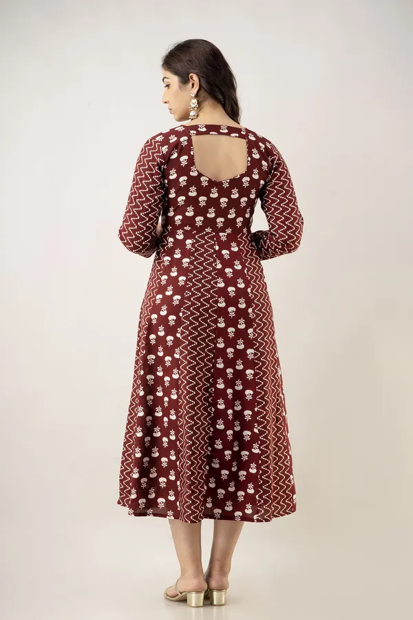 Women_Cotton_And_Rayon_Printed_Anarkali_Kurta_And_Dupatta_Set